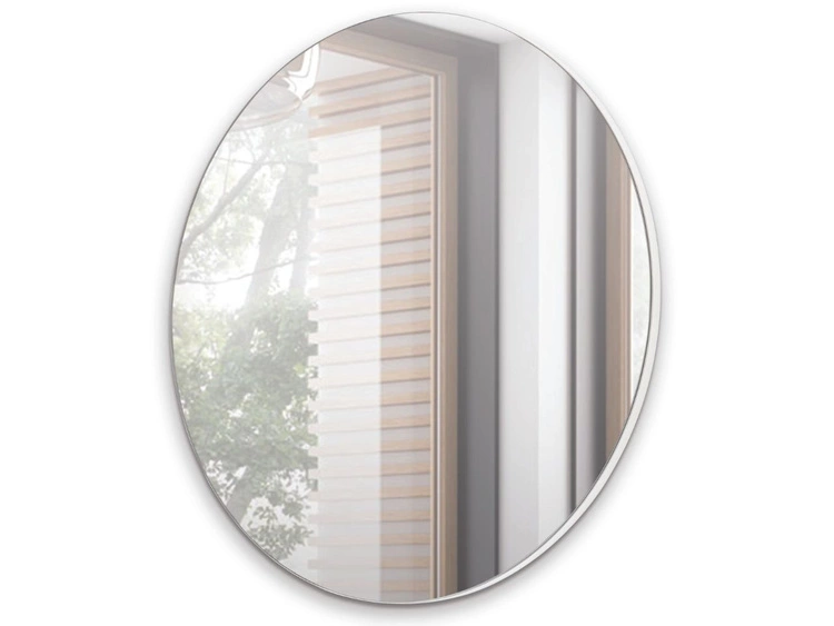 Hängender Schminktisch mit Spiegel Nusco Weiß Glanz