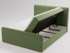 Boxspringbett mit Bettkasten 180x200 Osteno Grün