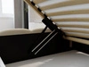 Polsterbett mit Bettkasten und Lattenrost 120x200 Modo Beige