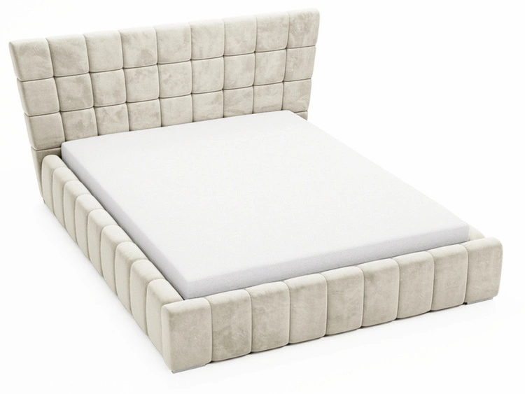 Polsterbett mit Bettkasten und Lattenrost 160x200 Paris Beige