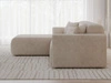 Ecksofa L-Form Links Nork Beige