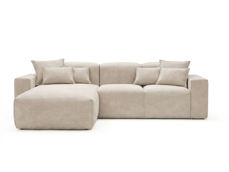 Ecksofa L-Form Links Moderne Ecksofa Leni Beige