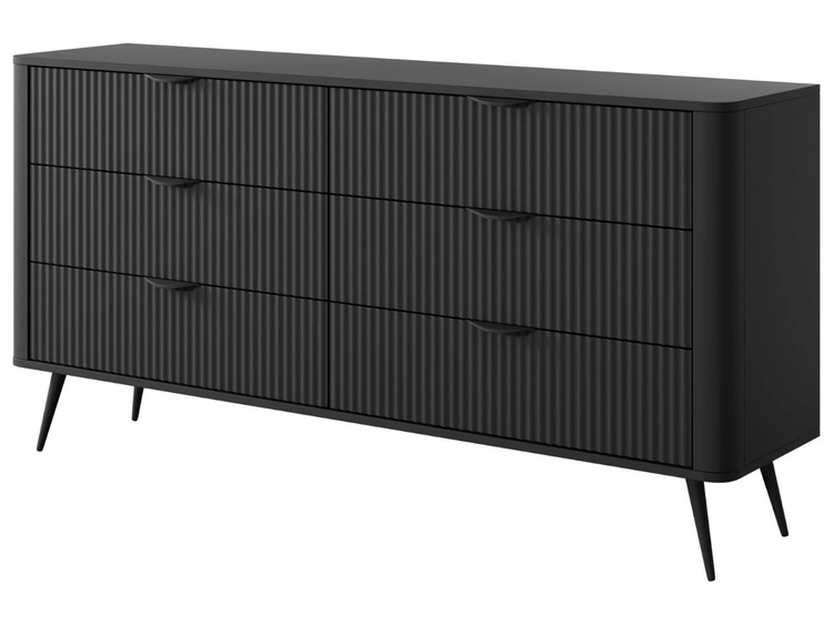 Wohnzimmer-Set Latina Schwarz