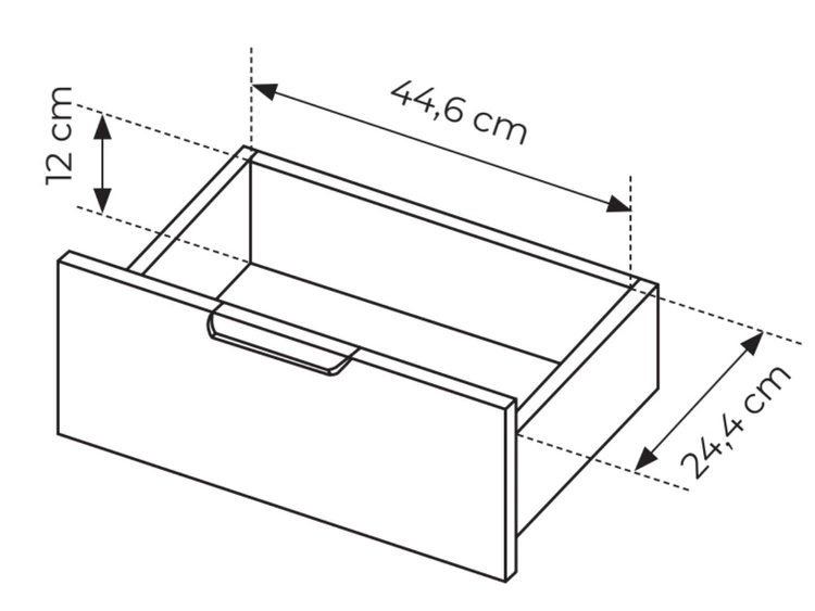 Couchtisch mit Stauraum Drino Anthrazit