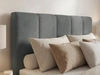 Boxspringbett mit Bettkasten 180x200 Vendi grau