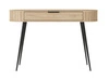 Schminktisch mit schwarzen Metallbeinen Passione Eiche Cremona