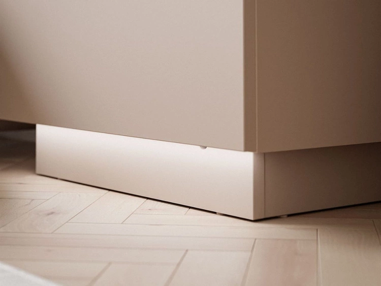 Nachttisch mit zwei Schubladen Nuveo Kaschmir