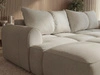 Ecksofa L-Form Links mit Schlaffunktion und Bettkasten Bonno Beige