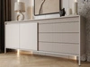 Kommode mit Türen und Schubladen 187 cm Sorano Beige