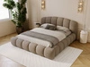 Polsterbett mit Stauraum und Lattenrost 120x200 Cloud Soft Braun