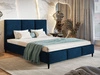 Polsterbett mit Lattenrost 180x200 Trio Dunkelblau