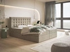 Boxspringbett mit Bettkasten 140x200 Denza Beige