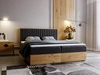 Boxspringbett mit Bettkasten 140x200 Forest Anthrazit
