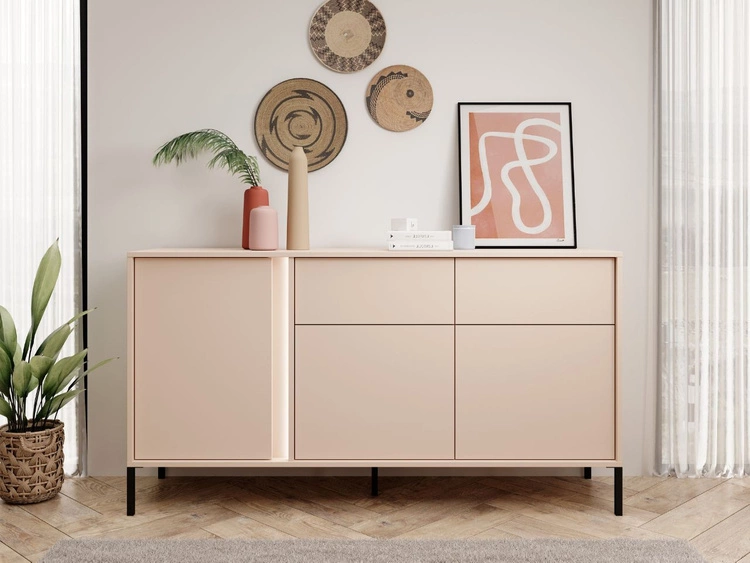 Wohnzimmer-Set Dego Beige