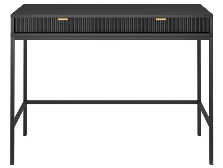 Schminktisch mit Schubladen Amber Schwarz