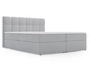 Boxspringbett mit Bettkasten 140x200 Maison Grau