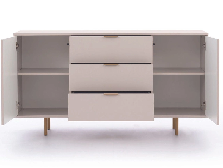 Kommode mit Türen und drei Schubladen Ankara Kaschmir