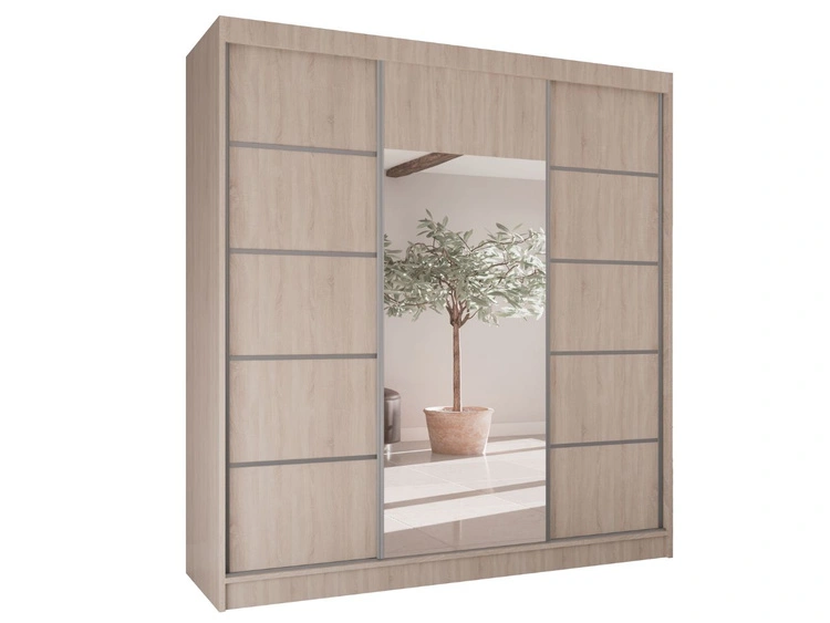 Eiche Sonoma \ Silberne Sprossen