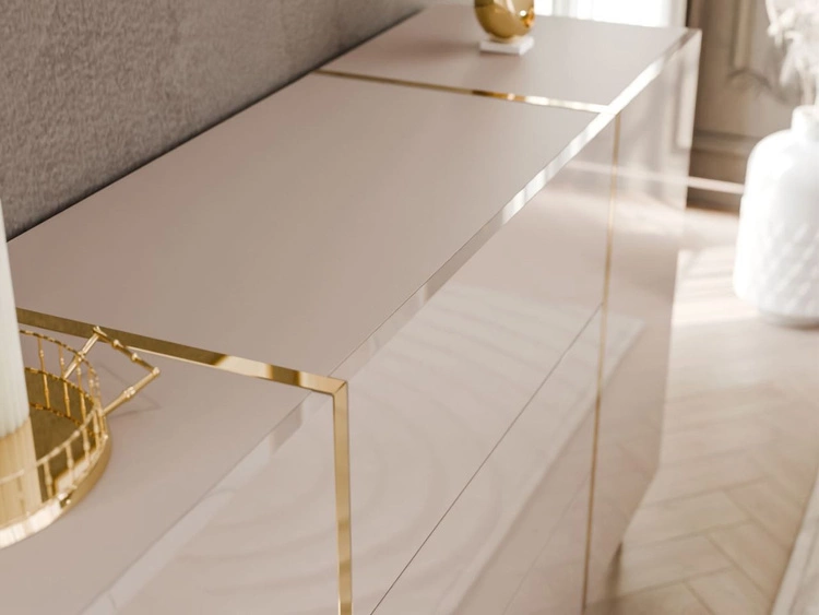 Wohnzimmer-Set im Glamour-Stil Lunelie Kaschmir