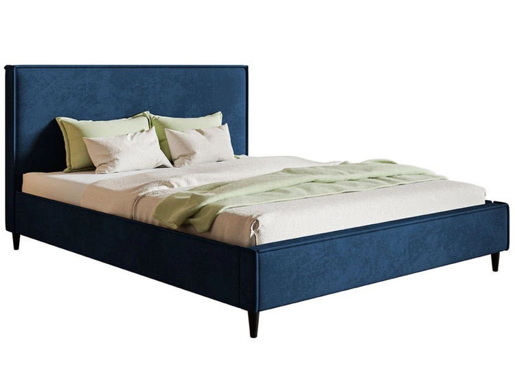 Polsterbett mit Lattenrost 180x200 Grenada Dunkelblau