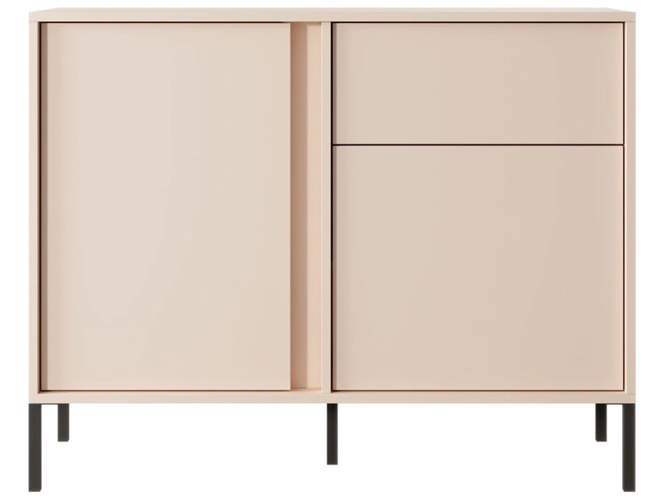 Kommode mit Türen und Schublade Dego Beige