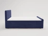 Boxspringbett mit Bettkasten 180x200 Lunaris Blau