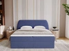Boxspringbett mit Bettkasten 180x200 Bogota Dunkelblau