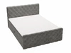 Boxspringbett mit Bettkasten 180x200 Lunaris Dunkelgrau