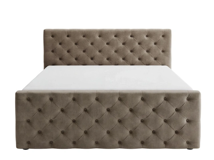 Boxspringbett mit Bettkasten 120x200 Montego Braun