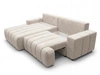 Ecksofa L-Form Links mit Schlaffunktion und Bettkasten Caleo Beige