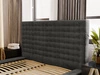 Polsterbett mit Bettkasten und Lattenrost 120x200 Barbados Dunkelgrau