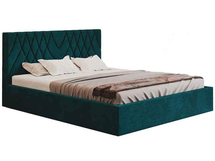 Polsterbett mit Bettkasten und Lattenrost 120x200 Andri Türkis