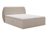 Boxspringbett mit Bettkasten 180x200 Bogota Beige