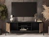 TV-Lowboard mit Türen Tavio Schwarz