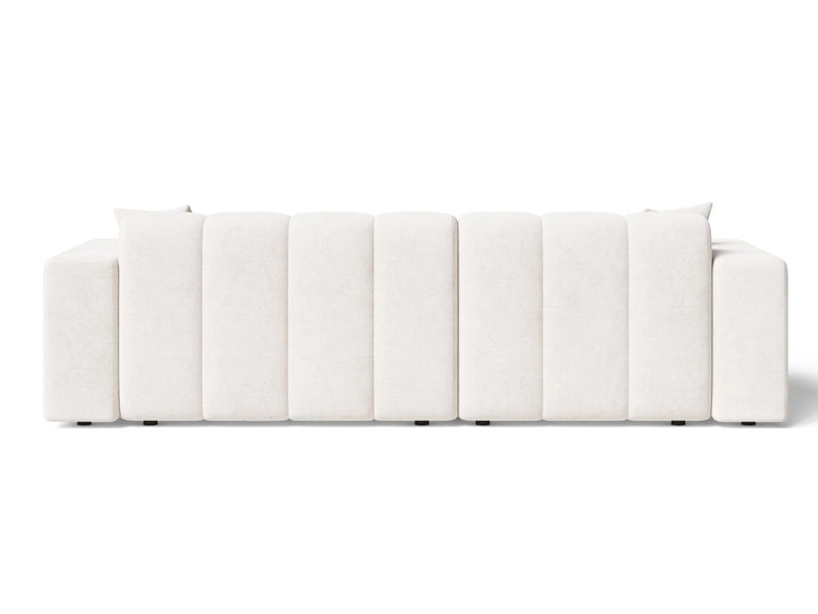 Ecksofa L-Form Links Nork Creme