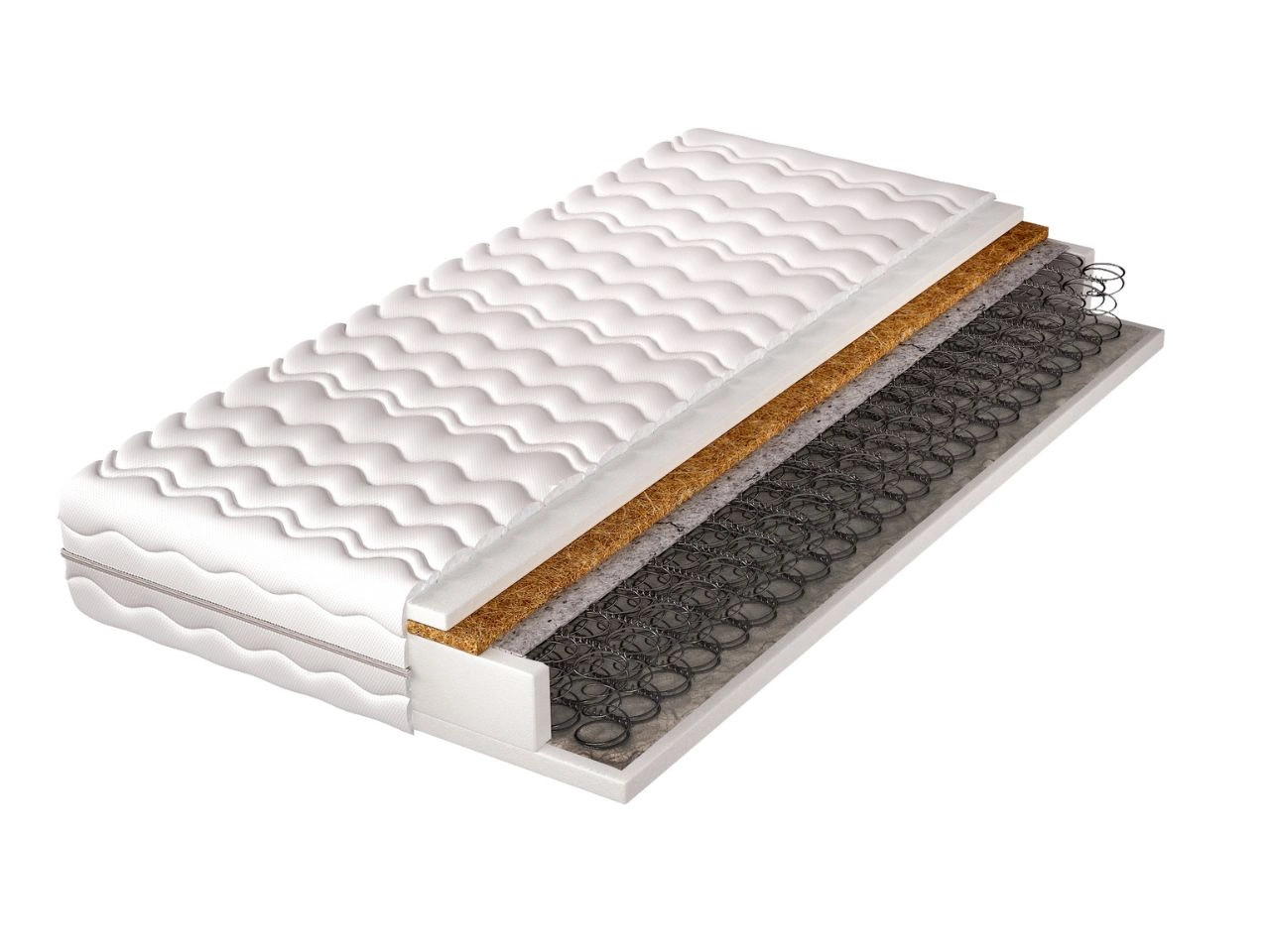 Bonell-Federkernmatratze mit Kokosmatte Sleepo 160x200