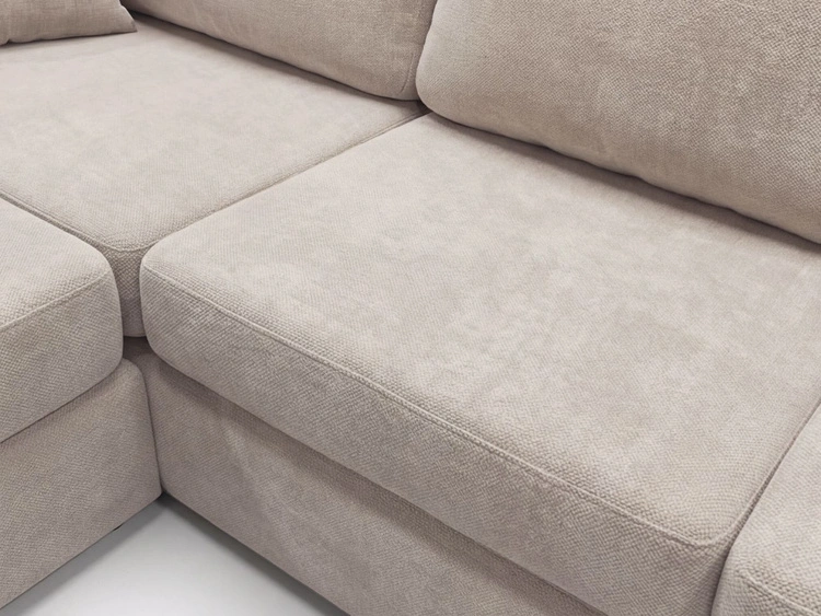 Ecksofa L-Form fürs Wohnzimmer Nesto Links Beige
