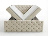Boxspringbett mit Bettkasten 120x200 Montego Creme