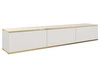 TV-Lowboard Hänge mit Türen 175 cm Diolo Weiß mit glatter Front