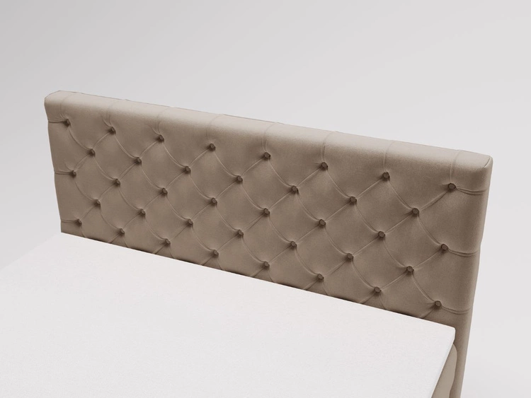 Boxspringbett mit Bettkasten 140x200 Montego Braun