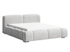 Polsterbett mit Bettkasten und Lattenrost 120x200 Aubi Grau