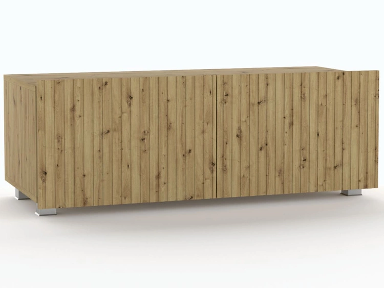 TV-Lowboard mit Türen 100 cm Kioto Artisan Eiche