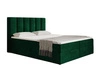 Boxspringbett mit Bettkasten 120x200 Cascada Grün