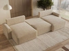 Wohnlandschaft mit Schlaffunktion und Bettkasten Aurora Beige