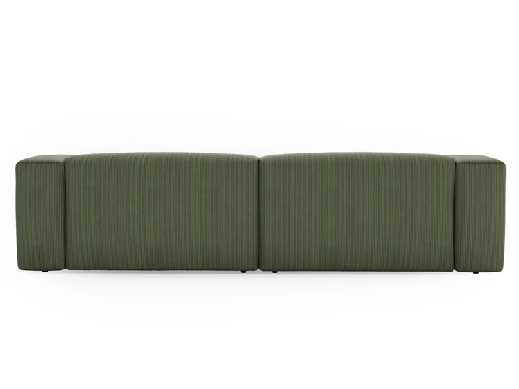 Sofa Moderne Cord Sofa für Wohnzimmer Landi Grün