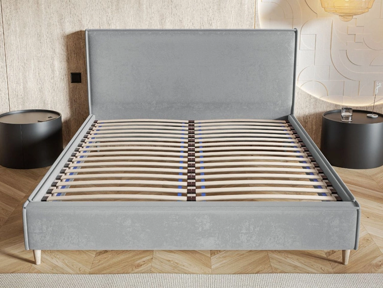 Polsterbett mit Lattenrost 180x200 Grenada Grau