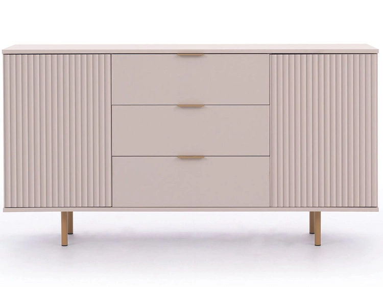 Kommode mit Türen und drei Schubladen Ankara Kaschmir