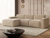 Ecksofa L-Form Links Lavia Beige