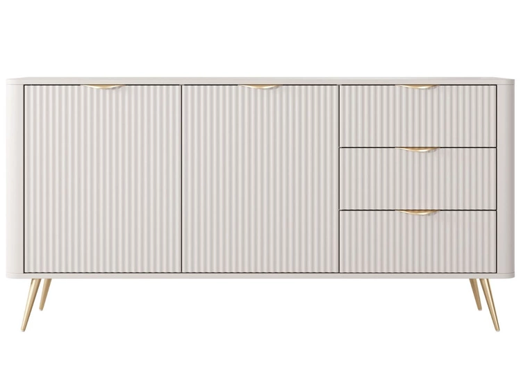 Kommode mit Türen und Schubladen Latina Beige