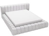Polsterbett mit Bettkasten und Lattenrost 120x200 Italia Hellgrau